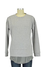 Alex Layered Look Nursing Sweatshirt by Loyal Hana