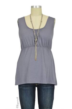 Alana Scoop to V-Neck Reversible Nursing Tank by Dote