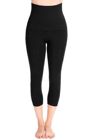 Mother Tucker® Capri Leggings by Belly Bandit (Black) by Belly Bandit