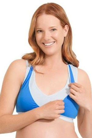 Cake Maternity Lotus Comfort Yoga Nursing & Hands Free Pumping Bra by Cake Maternity