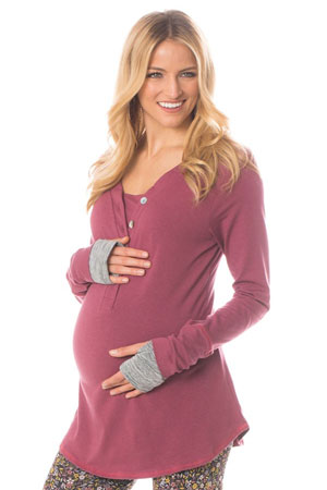 Majamas Birch Maternity & Nursing Top by Majamas