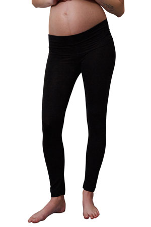 Boob Design Once-On-Never-Off Maternity Leggings (Black) by Boob Design