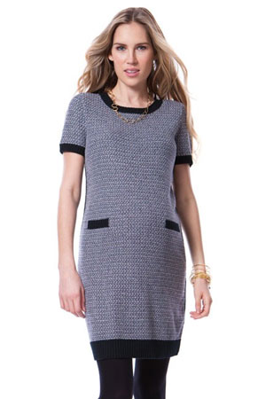 Seraphine Adriana Knitted Maternity Sweater Dress by Seraphine