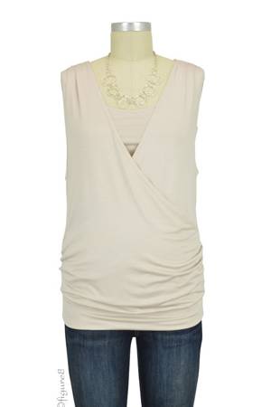 Baju Mama Cloe Banded Cross Over Nursing Top by Baju Mama