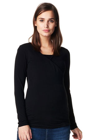 Brigid Long Sleeve Maternity & Nursing Top by Noppies