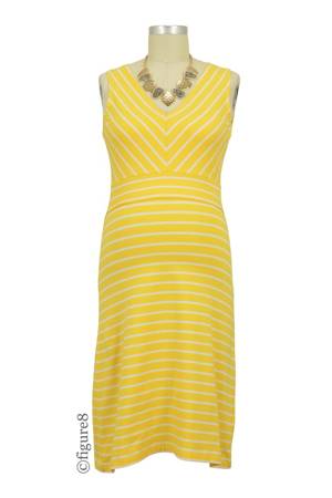 Boob Design Simone Organic Diagonal Stripe Maternity & Nursing Dress by Boob Design