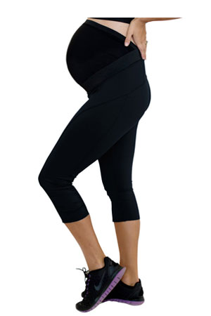 Move Workout Active Capri with Mumband Support by Mumberry
