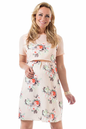 Celestine Maternity & Nursing Woven Dress by Bove by Spring Maternity