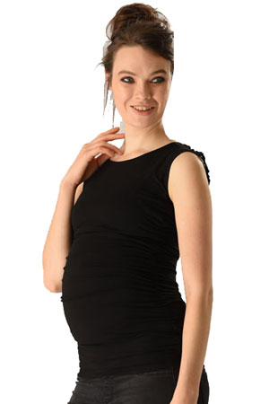 Jolie Lace Back Maternity & Nursing Top by Peek-a-boo