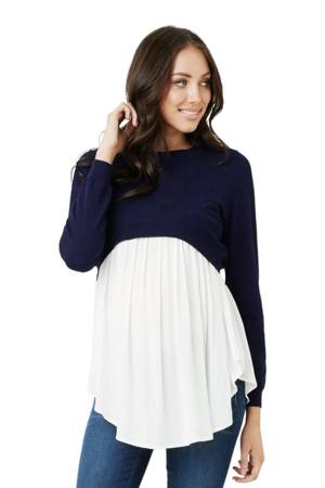 Adriana Babydoll Maternity & Nursing Sweater by Ripe Maternity