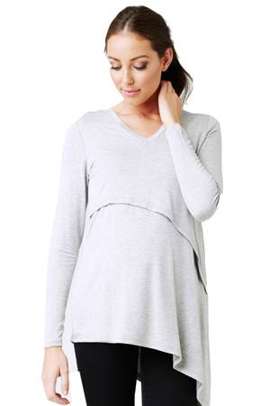 Rebecca Longline Maternity & Nursing Tee by Ripe Maternity