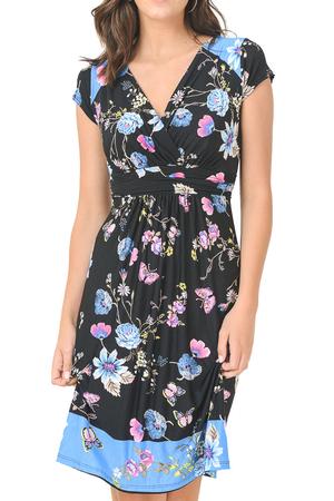 Cleo Floral Nursing Friendly Dress by Elly Kiara