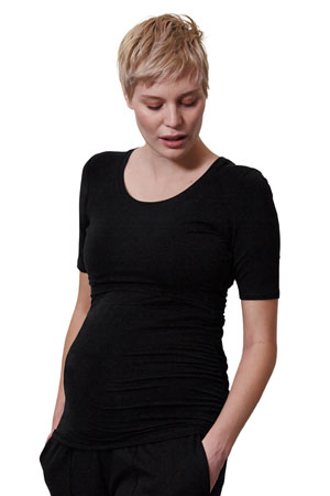 Boob Design Flatter Me Ruched Short Sleeve Maternity & Nursing Top by Boob Design