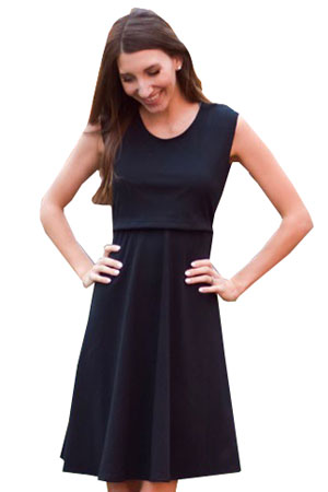 Kelly Ponte Nursing Dress by Sophie & Eve