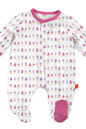 Magnetic Me™ by Magnificent Baby Modal Icecream Footie by Magnetic Me by Magnificent Baby