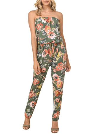 Juniper Strapless Jumpsuit by Elly Kiara