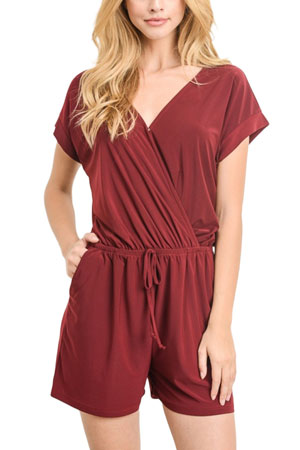 Cyndi Nursing Friendly Short Jersey Romper by Elly Kiara