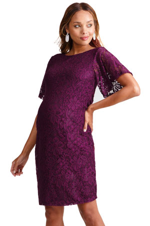 Ingrid & Isabel Lace Flutter Sleeve Maternity Dress by Ingrid & Isabel