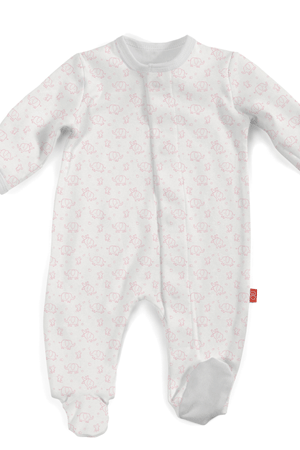 Magnetic Me™ 100% Organic Cotton Magnetic Baby Footie by Magnetic Me by Magnificent Baby