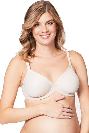 Cake Maternity Waffles Moulded Nursing Bra (Beige) by Cake Maternity