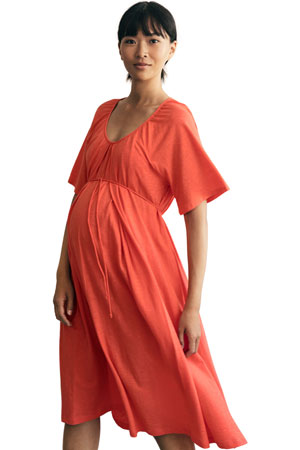 Boob Design Breeze Organic Cotton Slub Multi-Way Maternity & Nursing Dress by Boob Design