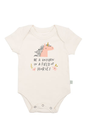 Finn + Emma Graphic Organic Bodysuit by Finn + Emma