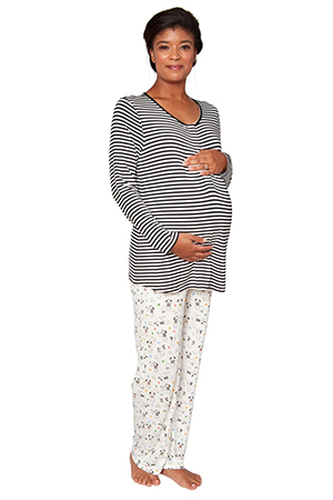 Magnetic Me™ Modal Woman's Magnetic Maternity & Nursing 2 pc. PJ Set by Magnetic Me by Magnificent Baby