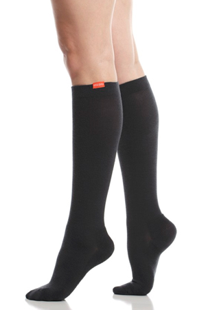 Vim & Vigr 15-20 mmHg Compression Socks - Moisture-Wick Nylon (Black) by Vim & Vigr