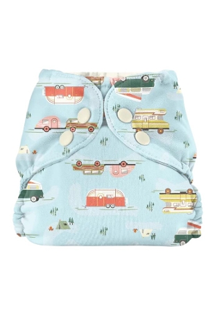 Esembly Outer Cloth Diaper Cover (Vintage Campers) by Esembly