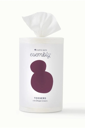 Esembly Tossers Biodegradable Cloth Diaper Liners - 100 Pack () by Esembly