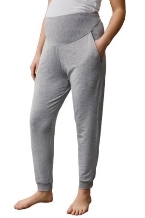 Boob Design BFF Jogger Pant (Grey Melange) by Boob Design