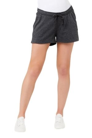 Ripe Organic Cotton Jersey Short (Charcoal Marle) by Ripe Maternity