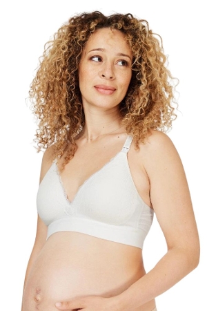 Cake Maternity Tutti Frutti Nursing Bra (White) by Cake Maternity