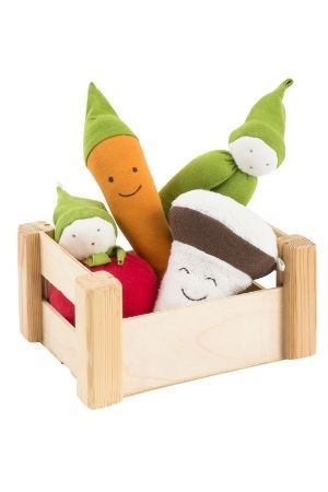 Under the Nile Organic Veggie Crate Toy () by Under the Nile