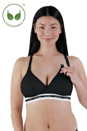 Bravado Designs Organic Cotton & TENCEL™ Modal Orginal Nursing Bra (Black) by Bravado Designs