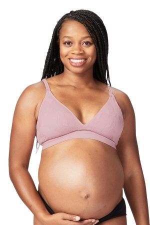 Cake Maternity Freckles Recycled Nursing Bra (Mauve) by Cake Maternity