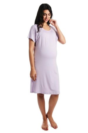 Rosa Hospital Gown (Lavender) by Everly Grey