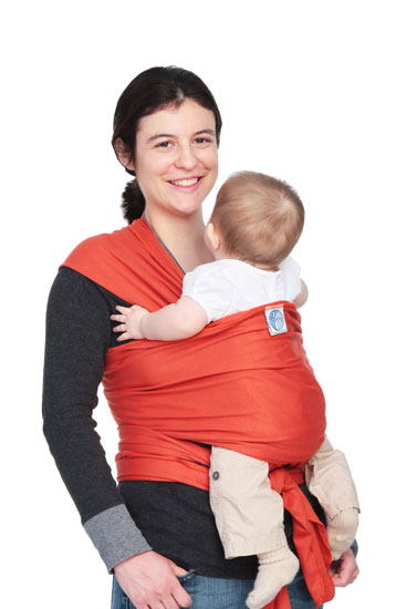 orange moby wrap