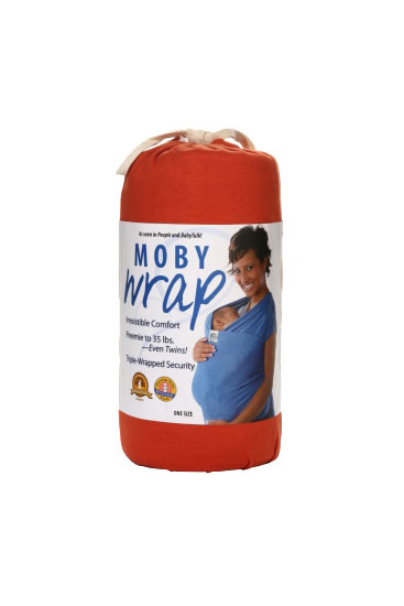 orange moby wrap