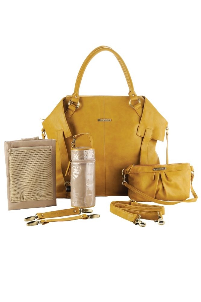 Tami Lessli Timi & Leslie Charlie II Diaper Bag in Mustard