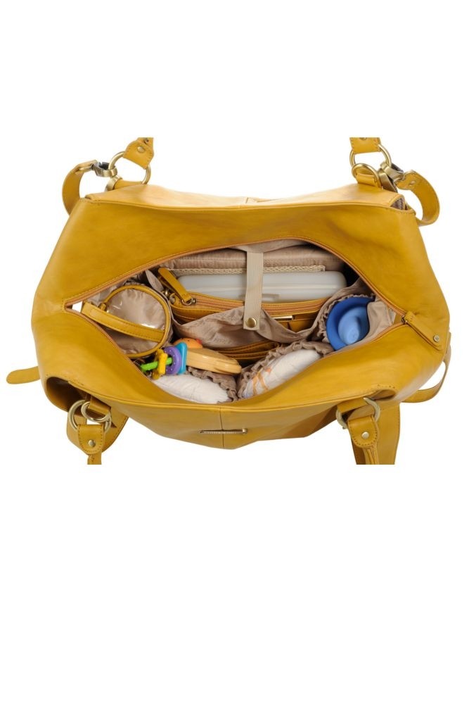 Tami Lessli Timi & Leslie Charlie II Diaper Bag in Mustard