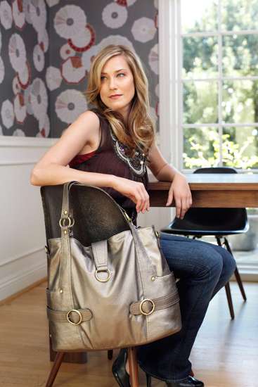 Tami Lessli Timi & Leslie Hannah Diaper Bag in Pewter