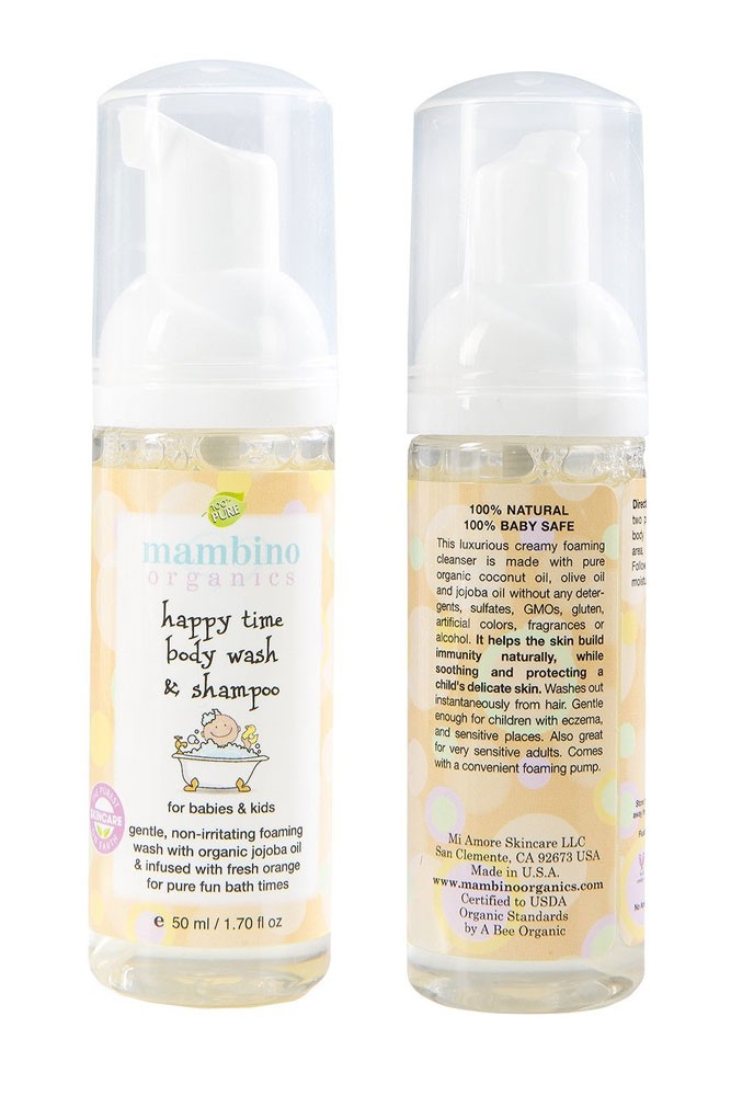 organic kids body wash