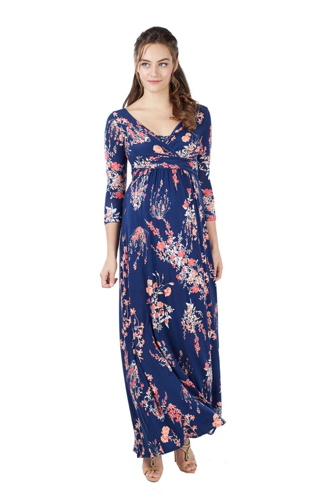 nursing maxi dress long sleeve