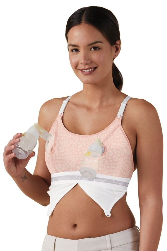 hands free nursing bra