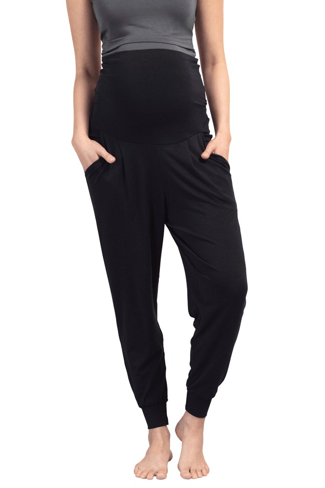 Boob Design Once-On-Never-Off Maternity Easy Pants in Black