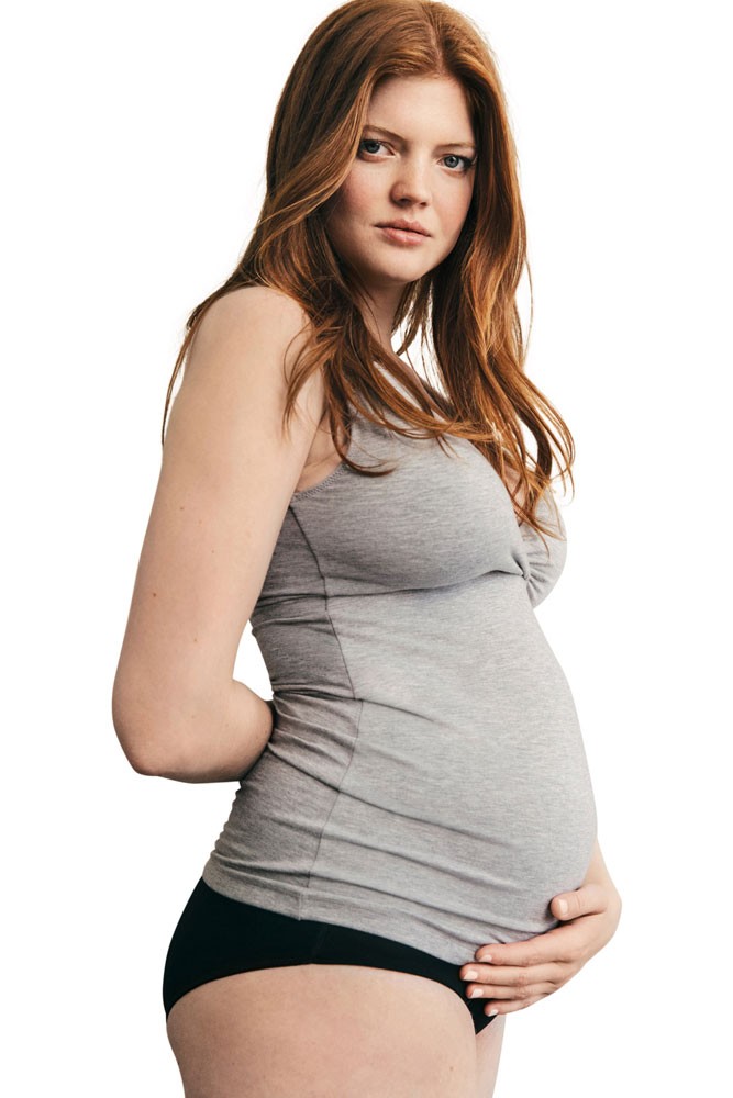 Boob Design 24/7 Maternity & Nursing Singlet in Grey Melange