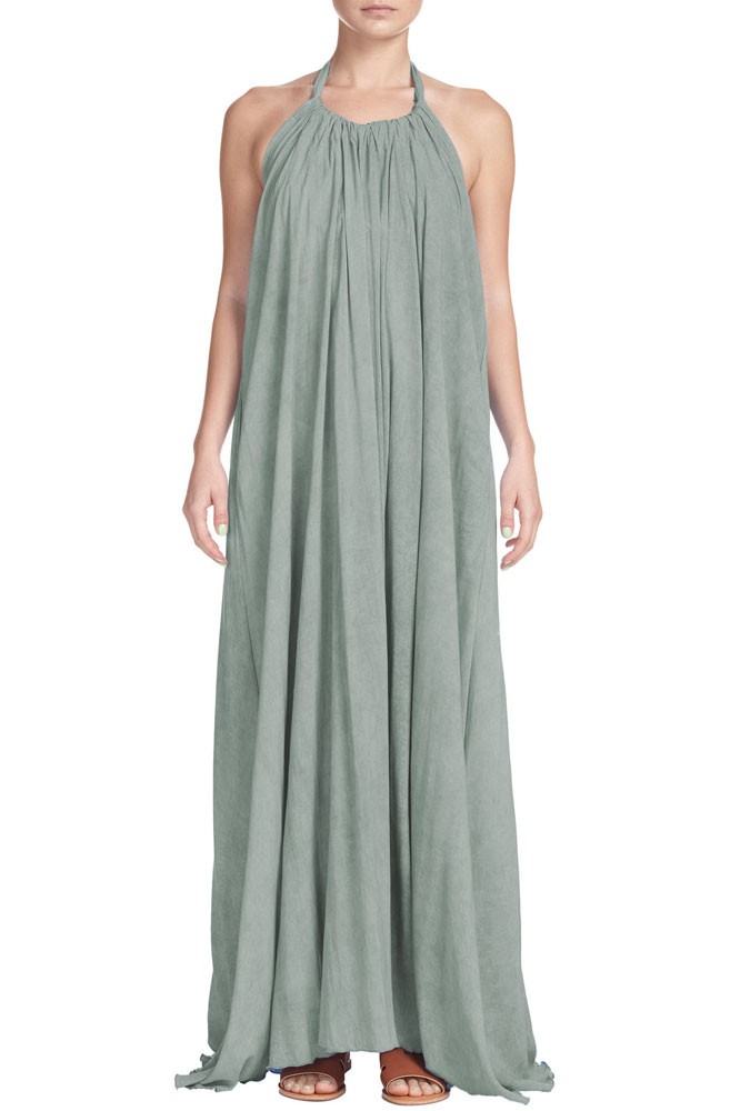 sage maxi dress