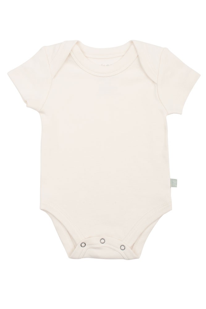 Finn + Emma Basics Organic Bodysuits - 3 Pack in Off-White, Grey & Blue