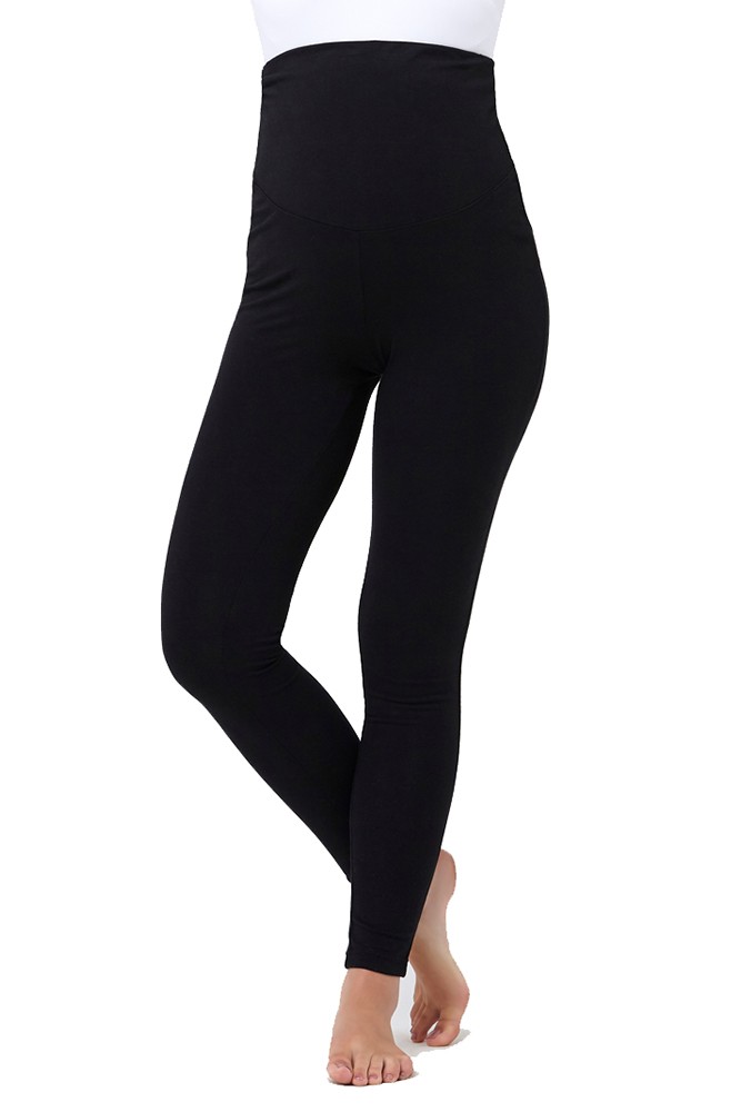 Ripe Organic Cotton Overbelly Maternity Legging in Black by Ripe Maternity